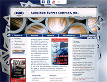 Tablet Screenshot of aluminumsupply.com